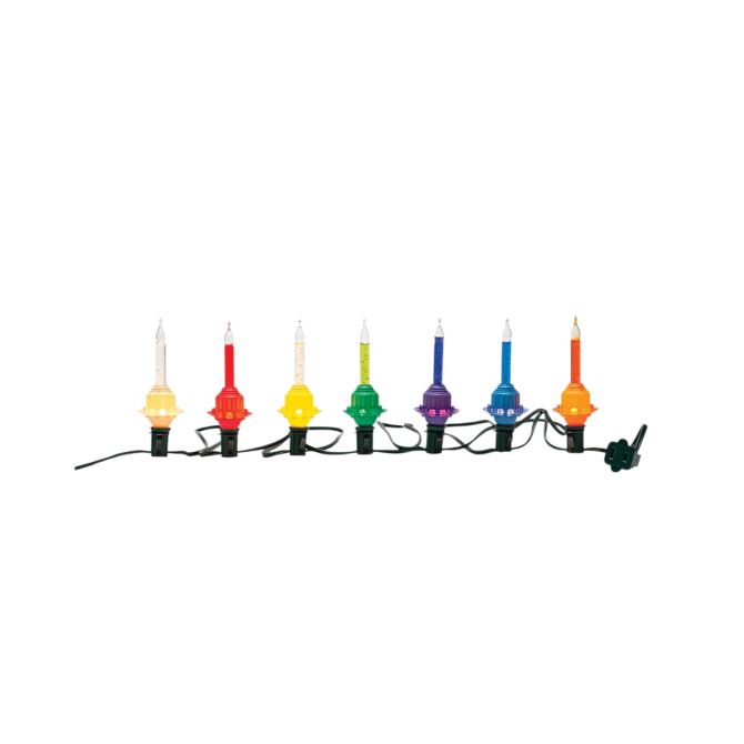 Christopher Radko Holiday Splendor Bubble Lights Ornaments, 7 Count