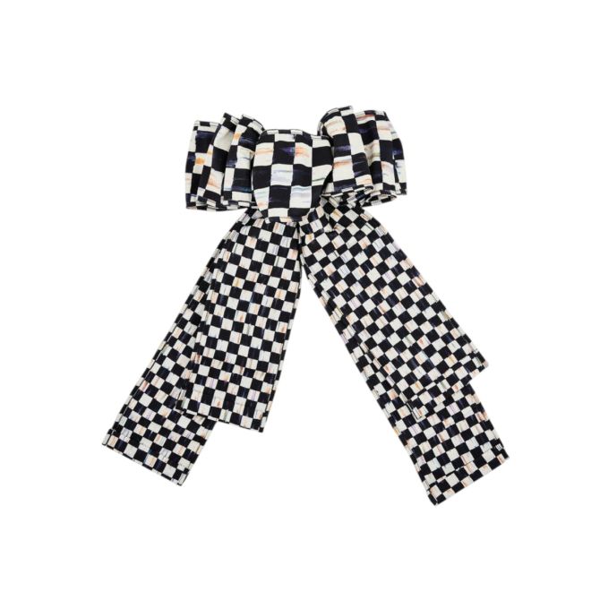 MacKenzie-Childs Courtly Check Elegant Bow