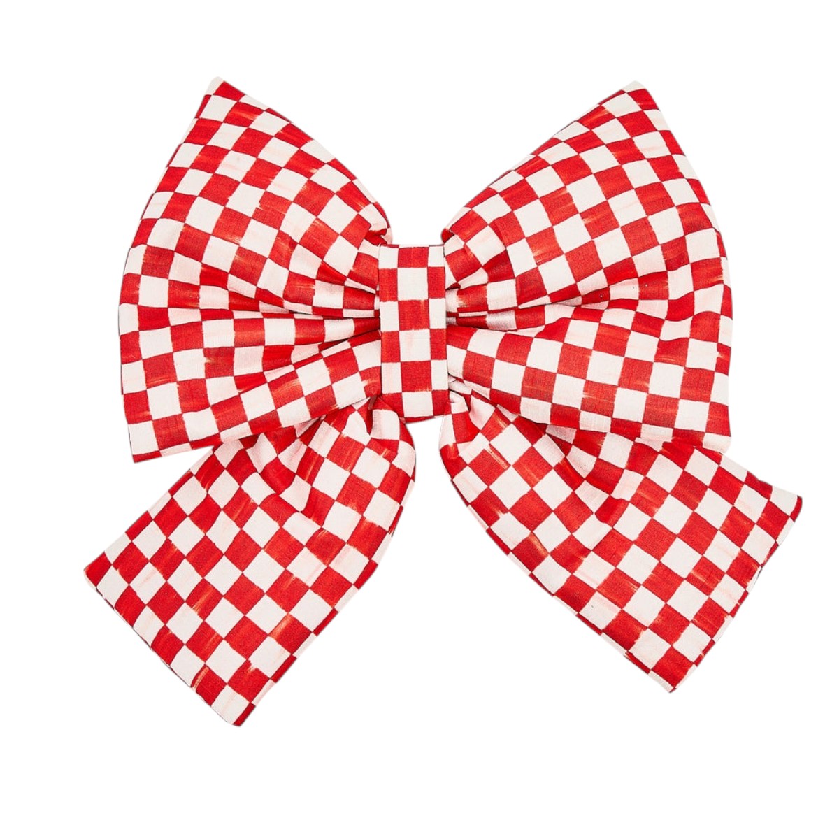 MacKenzie-Childs Red Check Bow, Medium