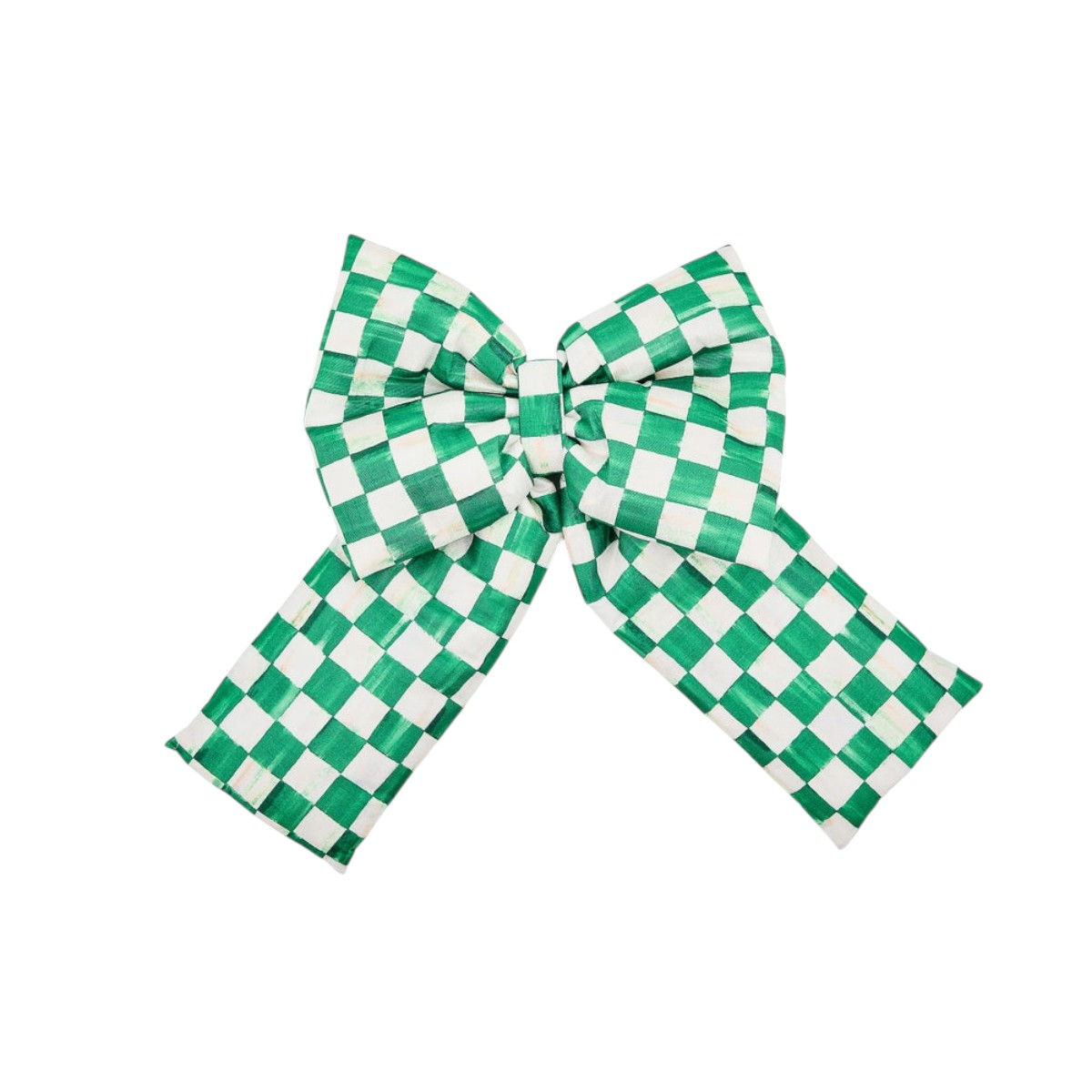 MacKenzie-Childs Green Check Bow, Large