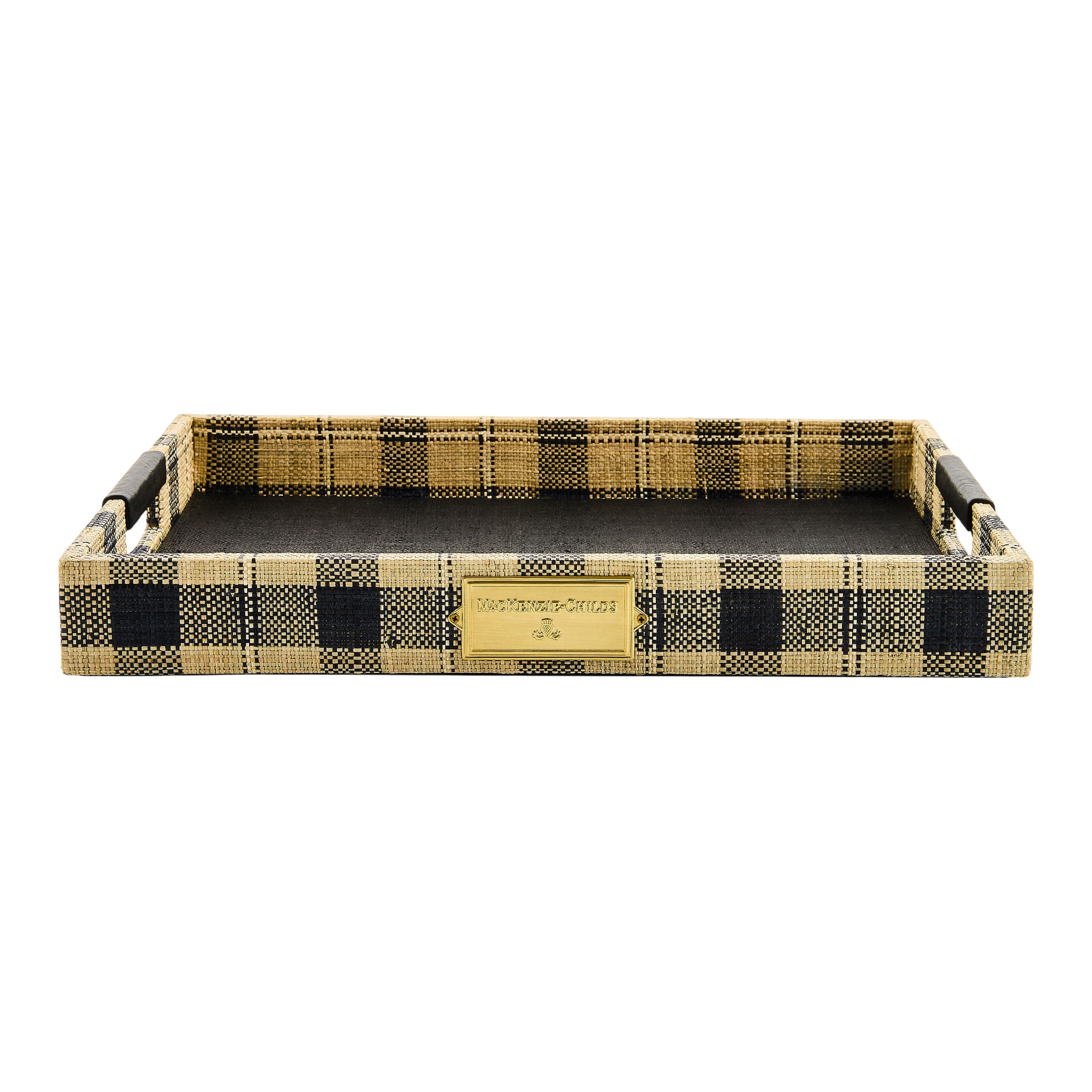 MacKenzie-Childs Mad For Plaid Tray