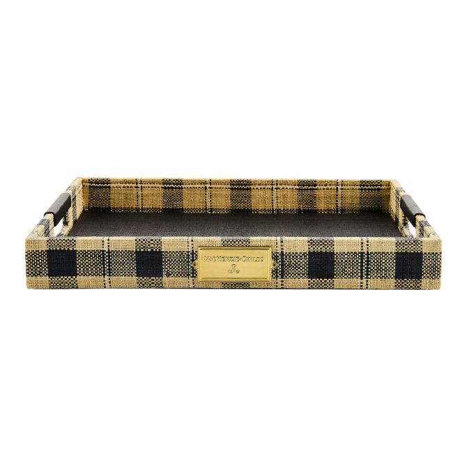MacKenzie-Childs Mad For Plaid Tray