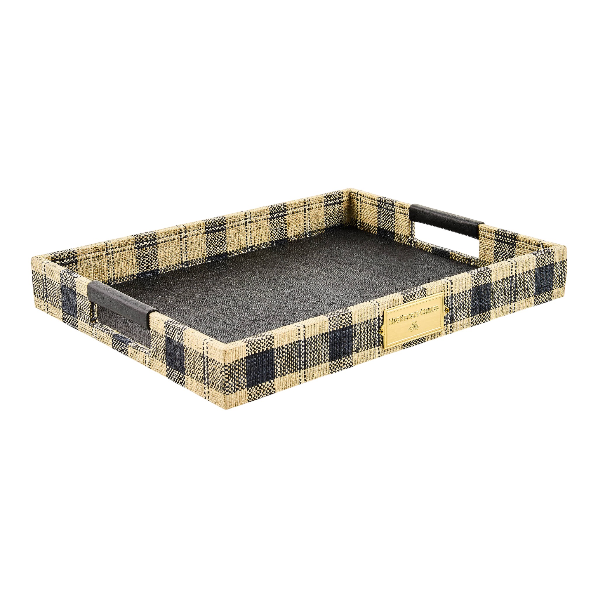 MacKenzie-Childs Mad For Plaid Tray