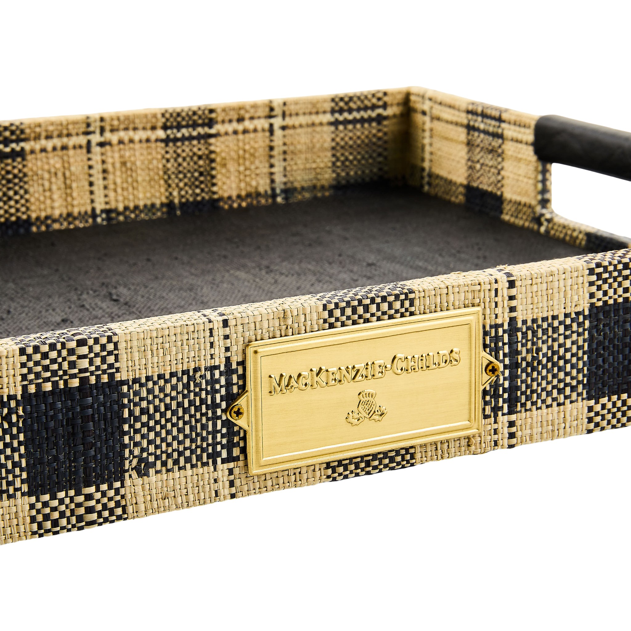 MacKenzie-Childs Mad For Plaid Tray