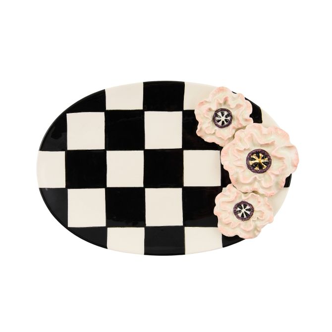 MacKenzie-Childs Poppy Trinket Dish, Blush