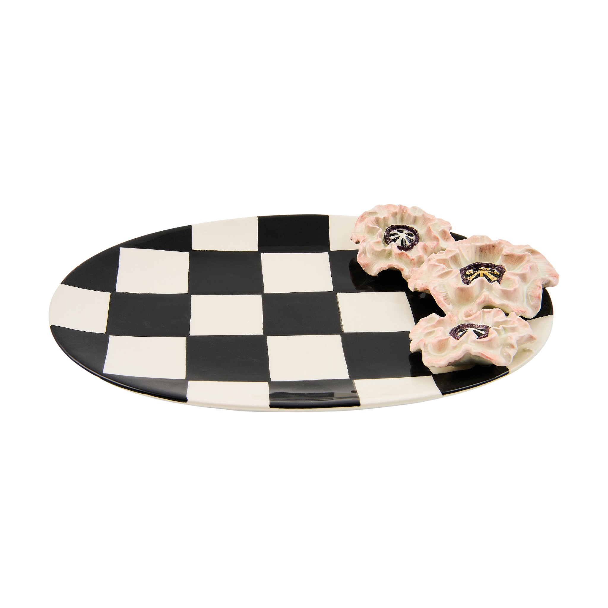 MacKenzie-Childs Poppy Trinket Dish, Blush