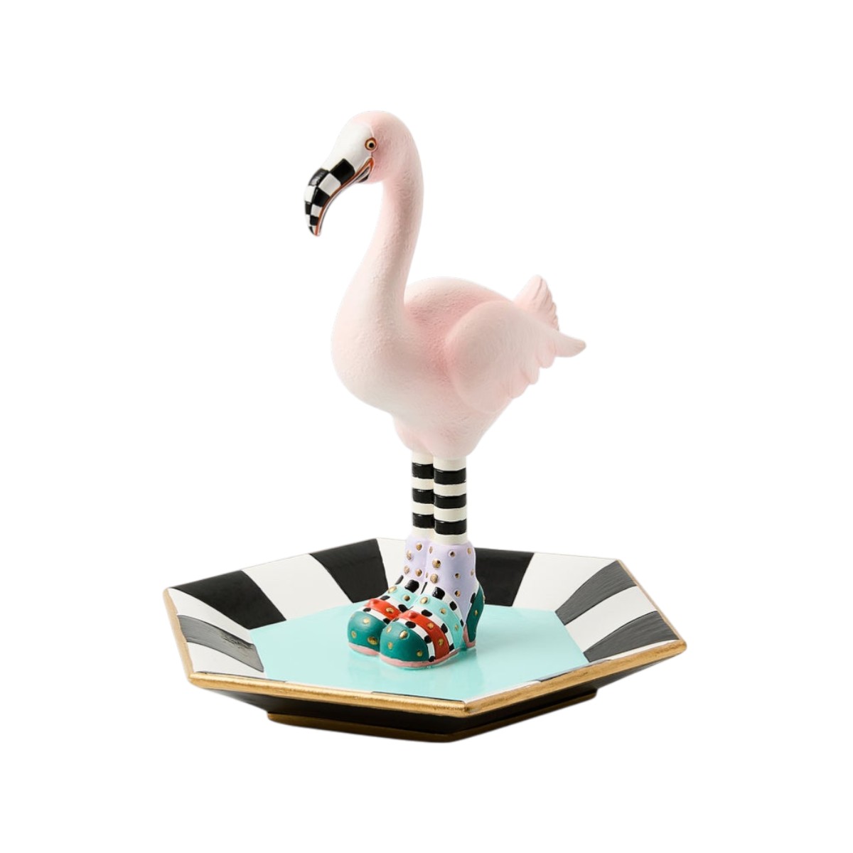 MacKenzie-Childs Patience Brewster Sheila Flamingo Trinket Dish
