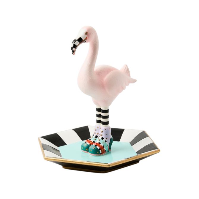 MacKenzie-Childs Patience Brewster Sheila Flamingo Trinket Dish