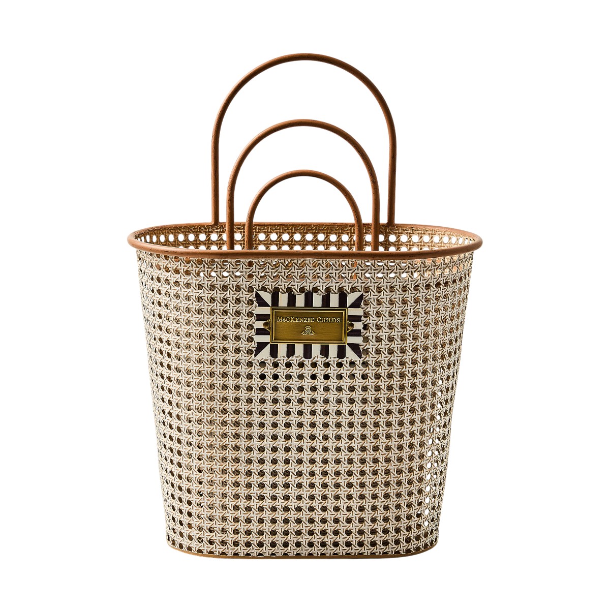 MacKenzie-Childs Cane Baskets, Set of 3