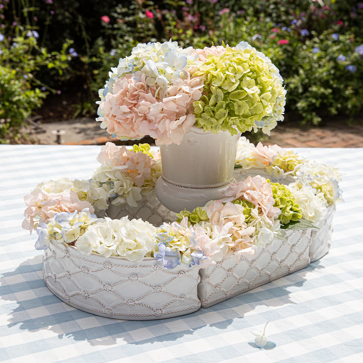 Juliska Petite Parterre Garden Planter Set of 2, 8