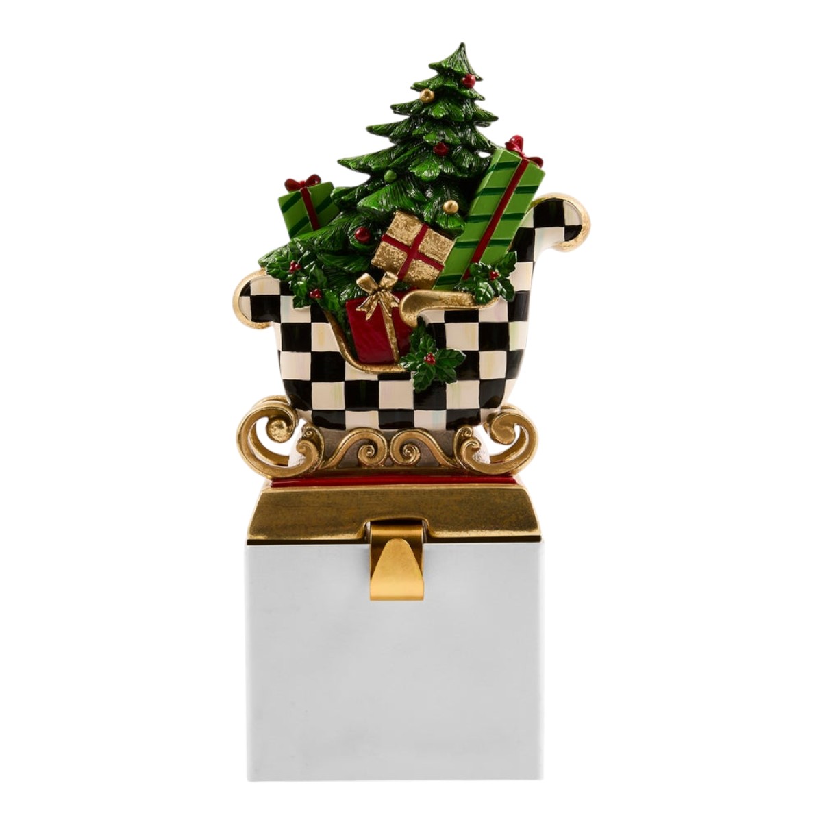 MacKenzie-Childs Westminster Sleigh Stocking Holder