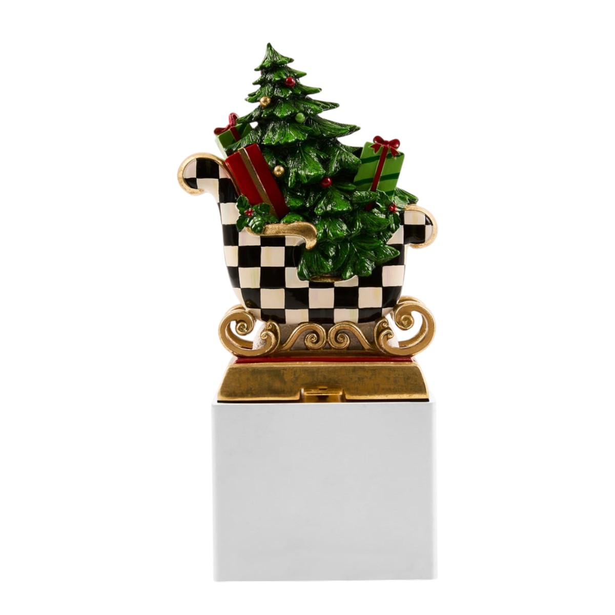 MacKenzie-Childs Westminster Sleigh Stocking Holder