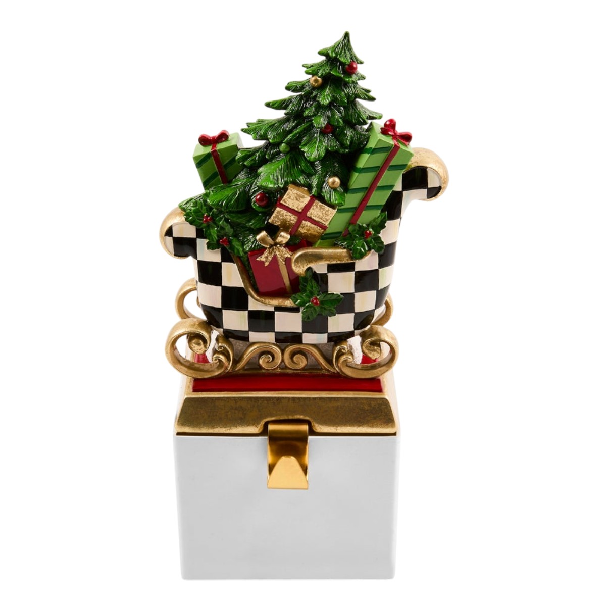 MacKenzie-Childs Westminster Sleigh Stocking Holder