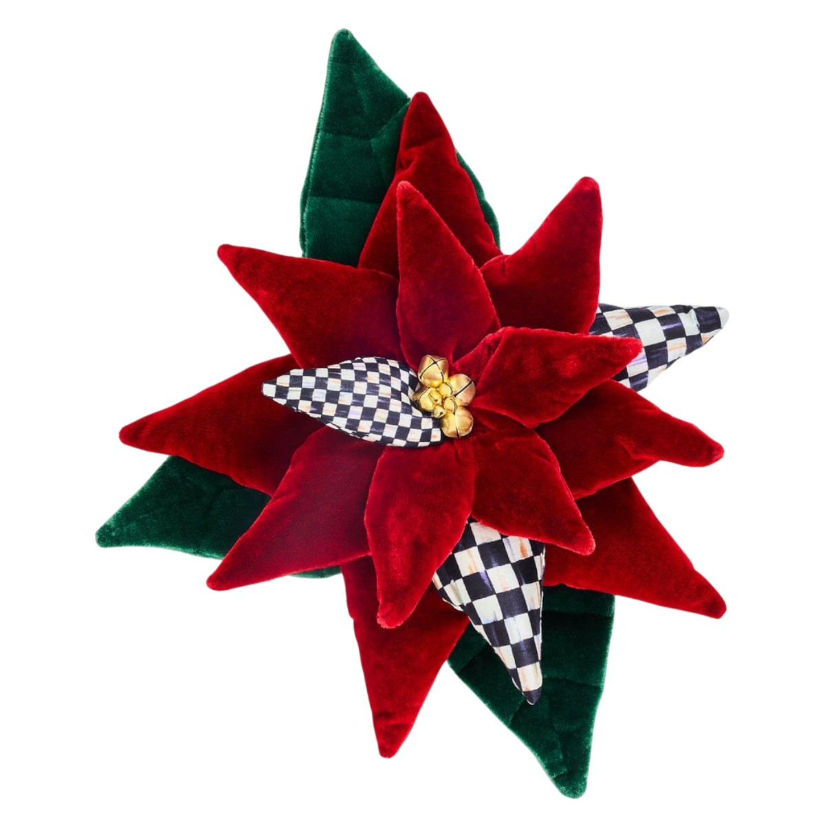 MacKenzie-Childs Red Velvet Poinsettia, Medium