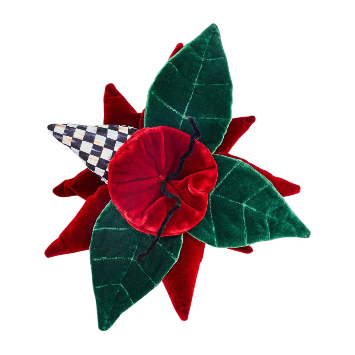 MacKenzie-Childs Red Velvet Poinsettia, Medium