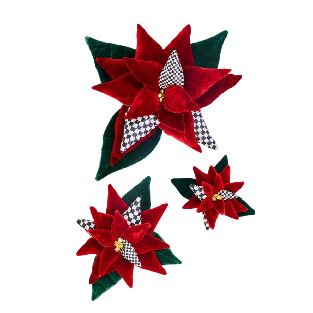 MacKenzie-Childs Red Velvet Poinsettia, Medium