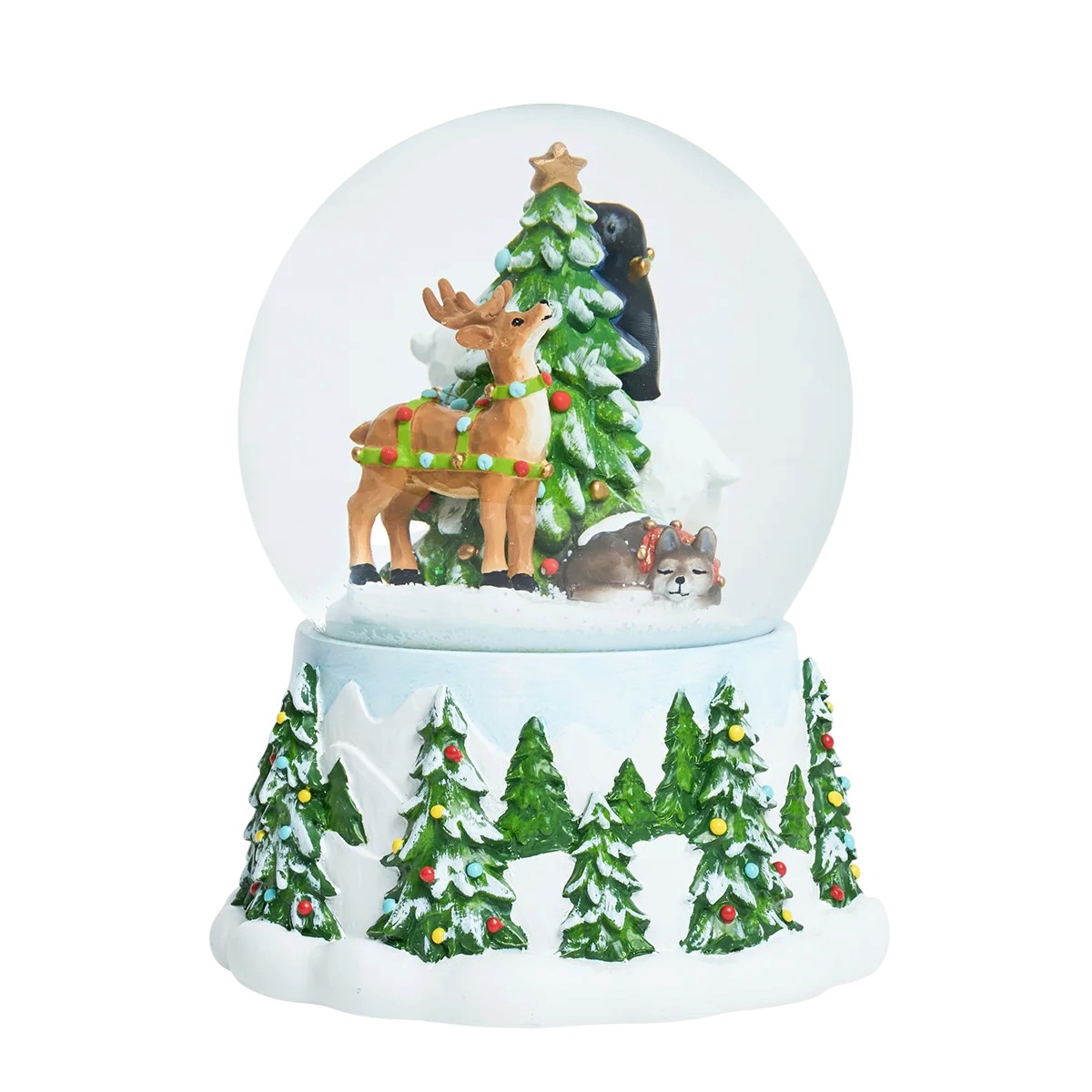 Juliska Berry and Thread North Pole Animal Snow Globe