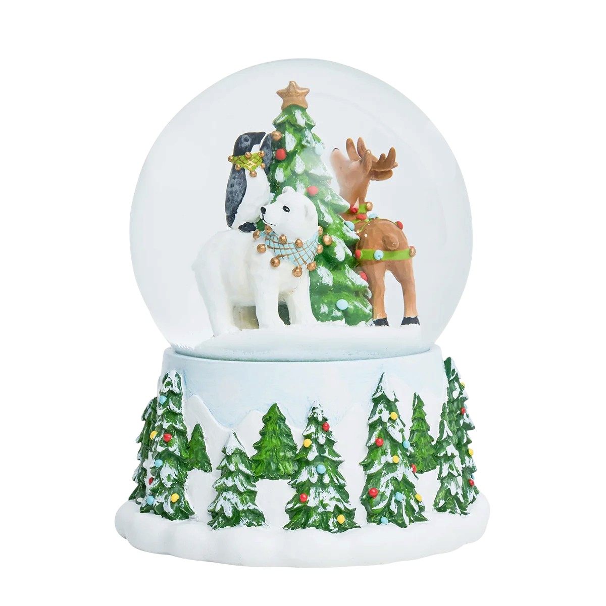 Juliska Berry and Thread North Pole Animal Snow Globe