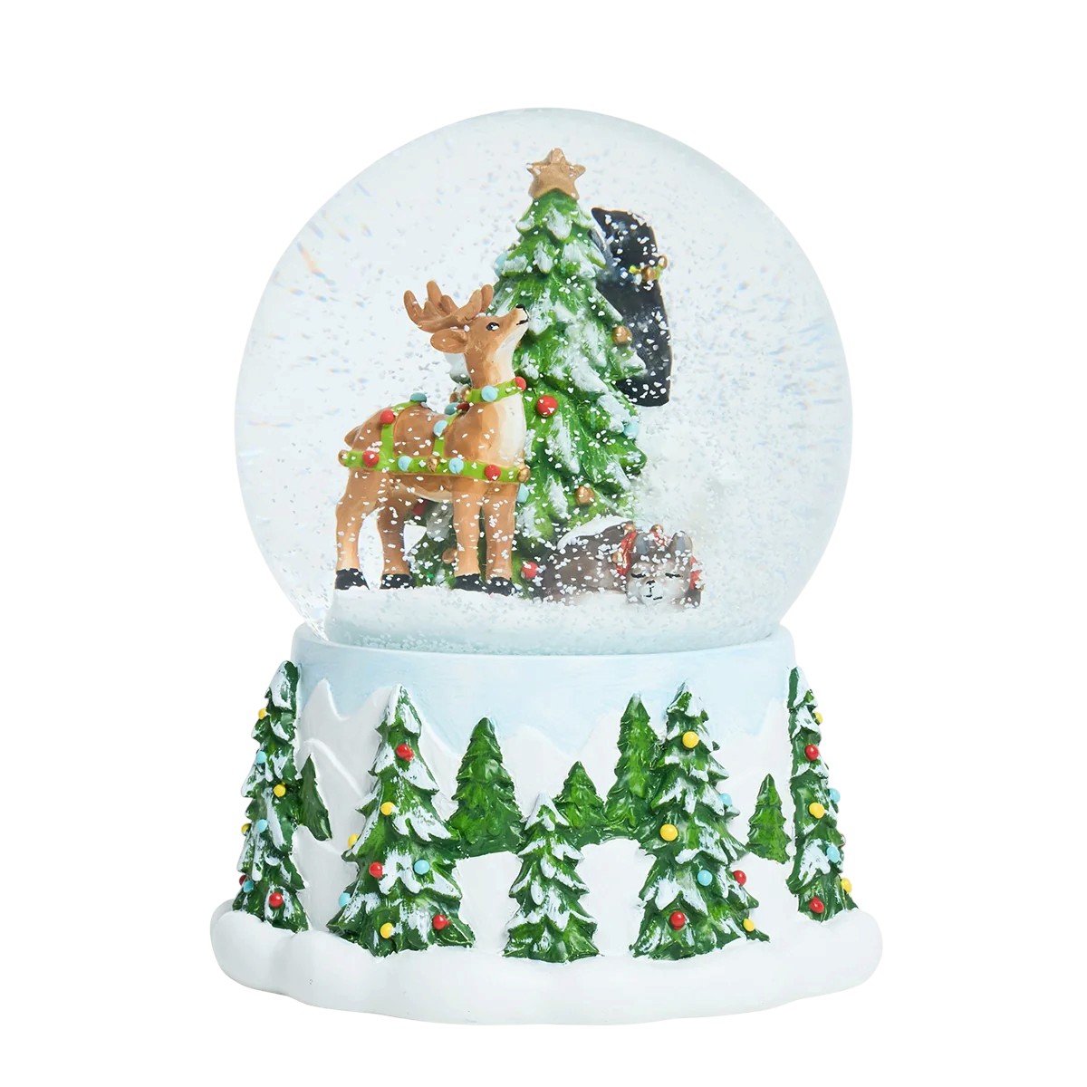 Juliska Berry and Thread North Pole Animal Snow Globe