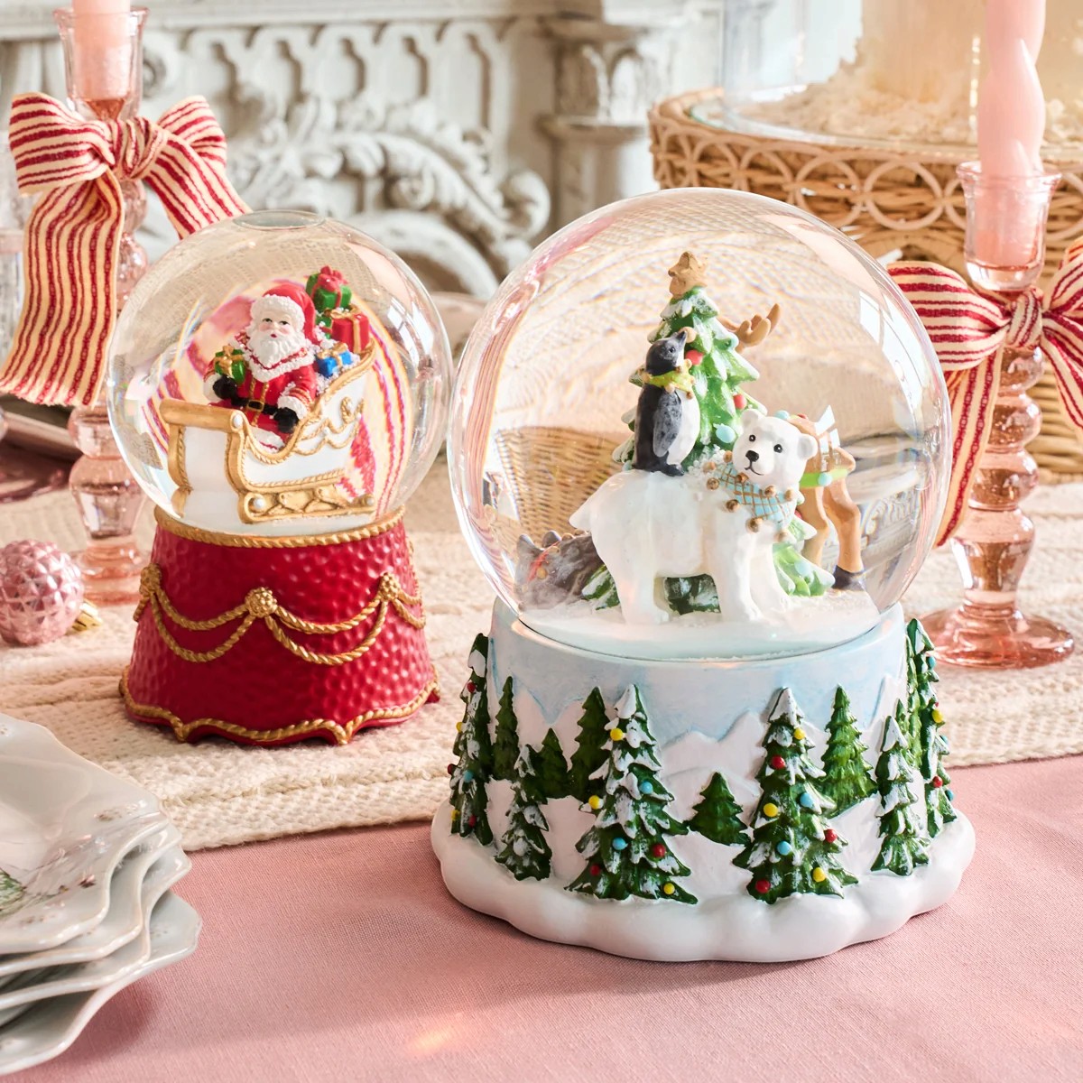 Juliska Berry and Thread North Pole Animal Snow Globe
