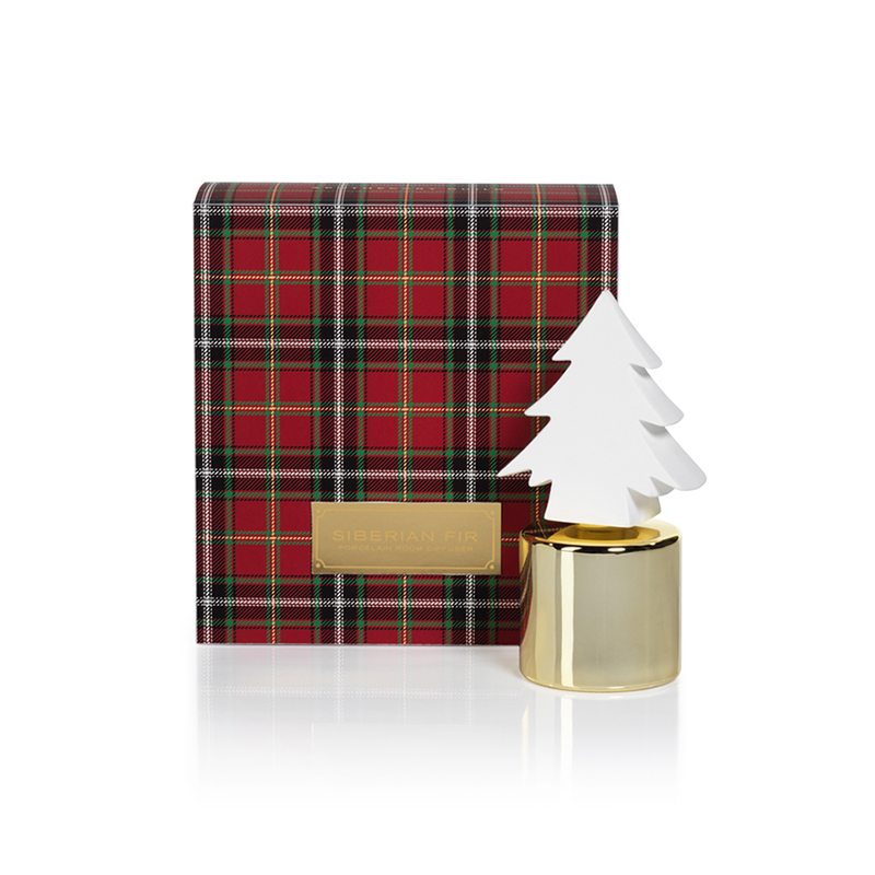 Zodax Tree Porcelain Diffuser in a Small with Siberian Fir Fragrance