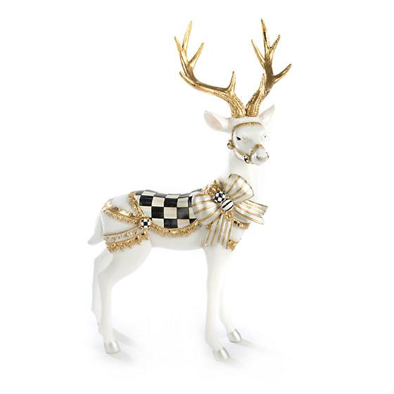 MacKenzie-Childs White Bow Tie Deer, Standing