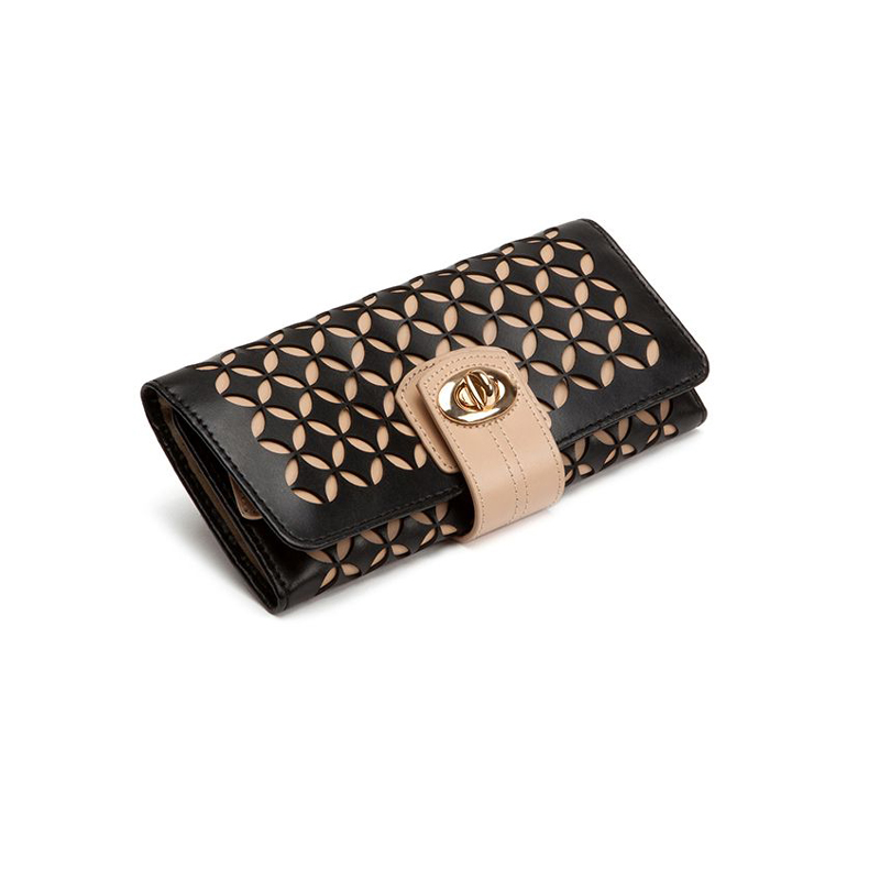 WOLF Chloe Jewelry Roll, Black