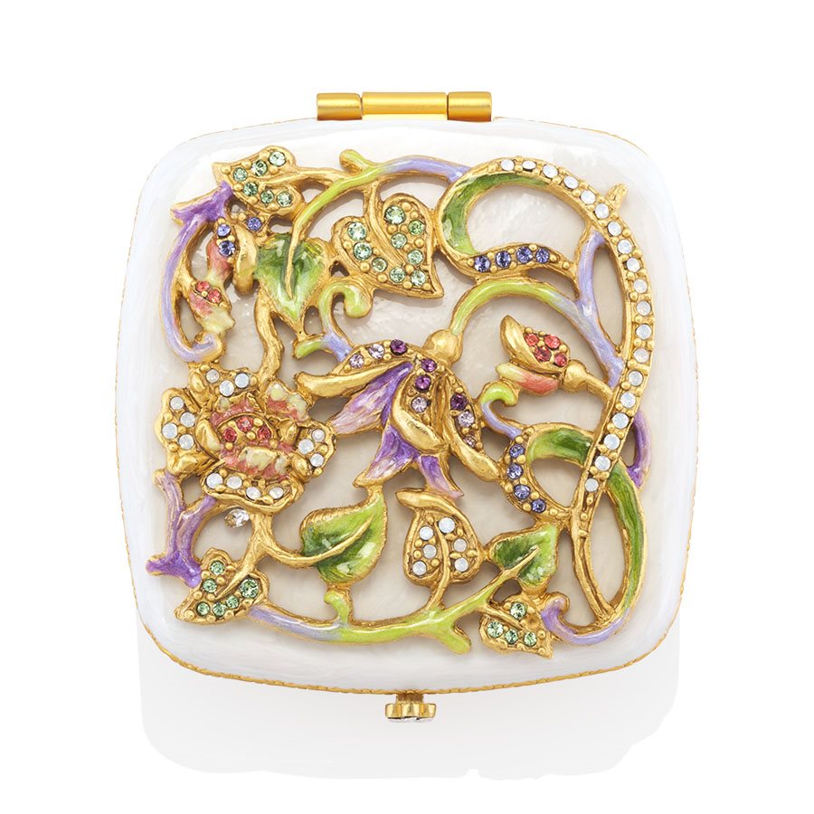 Jay Strongwater Joslyn Flower & Vine Compact