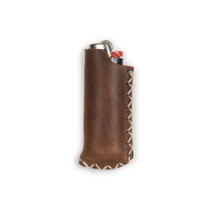 Rustico Ember Leather Lighter Sleeve, Saddle