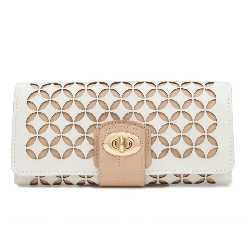 WOLF Chloe Jewelry Roll, Cream