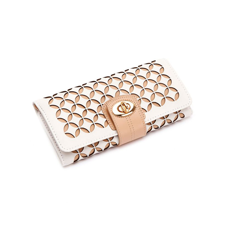 WOLF Chloe Jewelry Roll, Cream