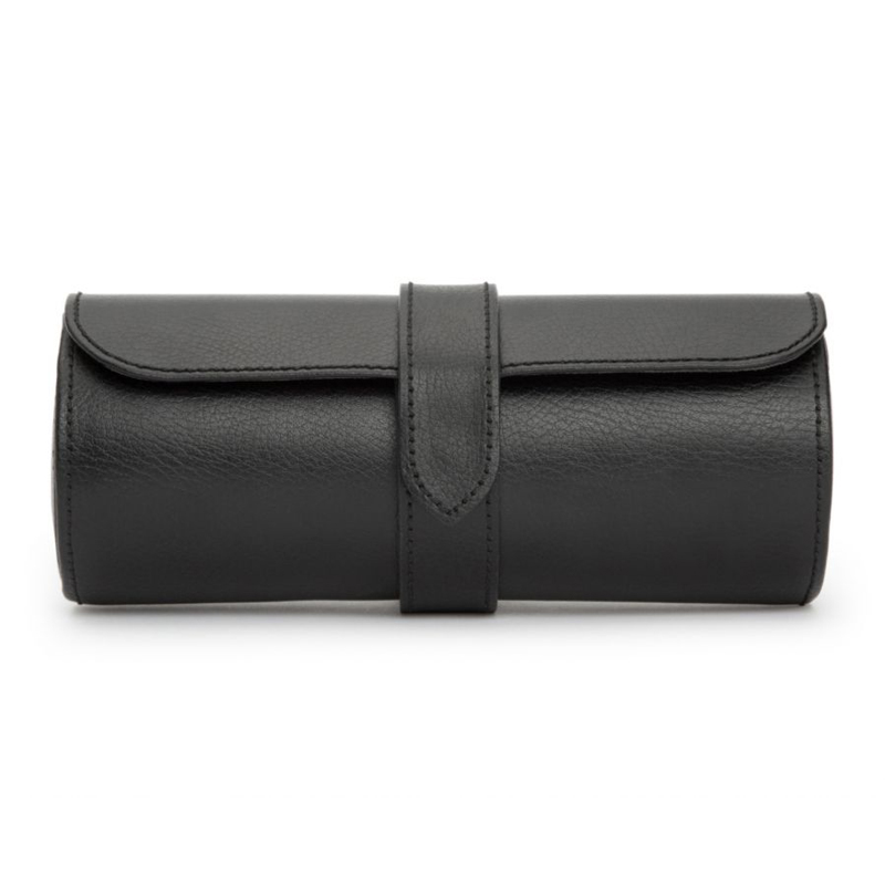 WOLF Blake Watch Roll, Black/Grey