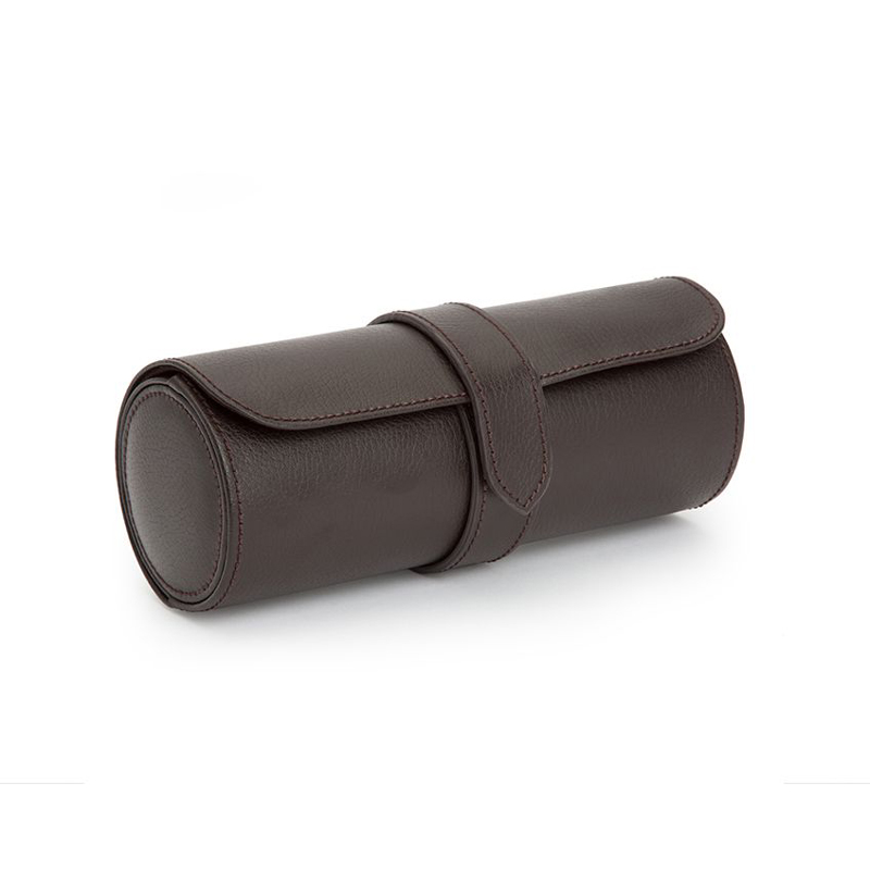 WOLF Blake Watch Roll, Brown