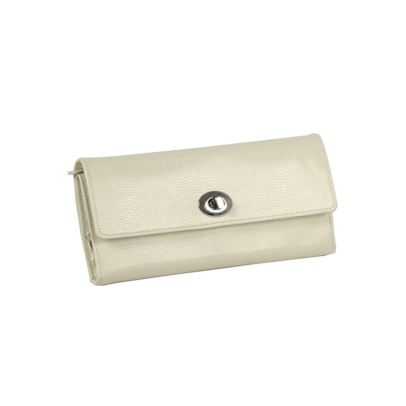 WOLF London Jewelry Roll, Cream