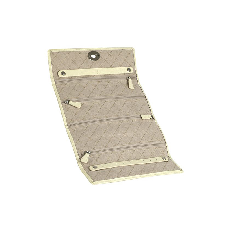 WOLF London Jewelry Roll, Cream