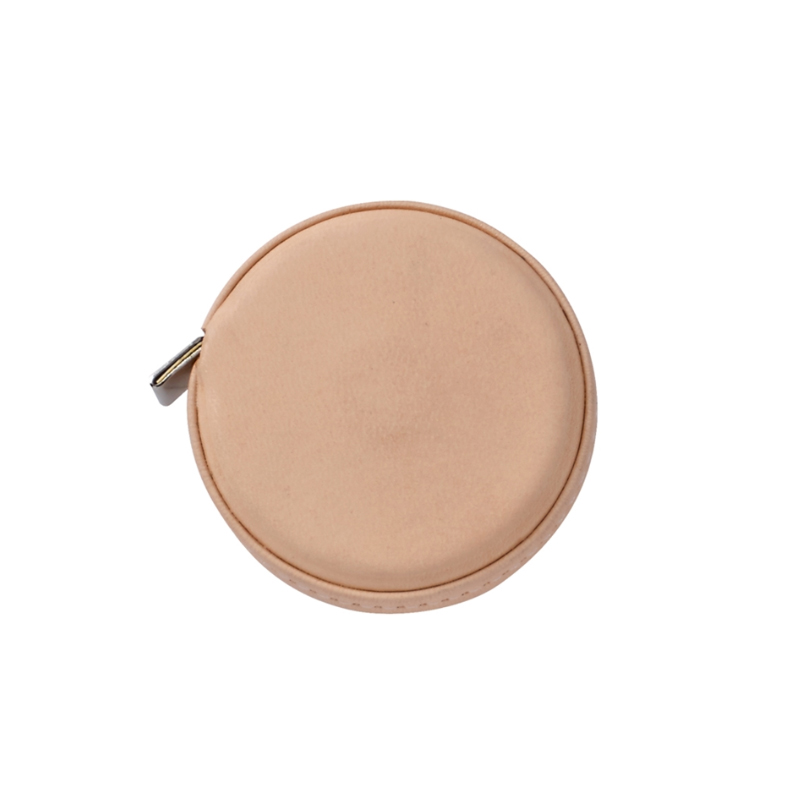 Graphic Image Tape Measure, Natural Vachetta Leather