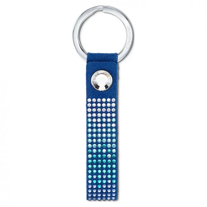 Swarovski Anniversary Blue Key Ring