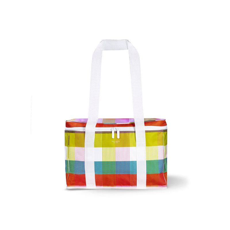 Kate Spade Cooler Bag, Rainbow Plaid