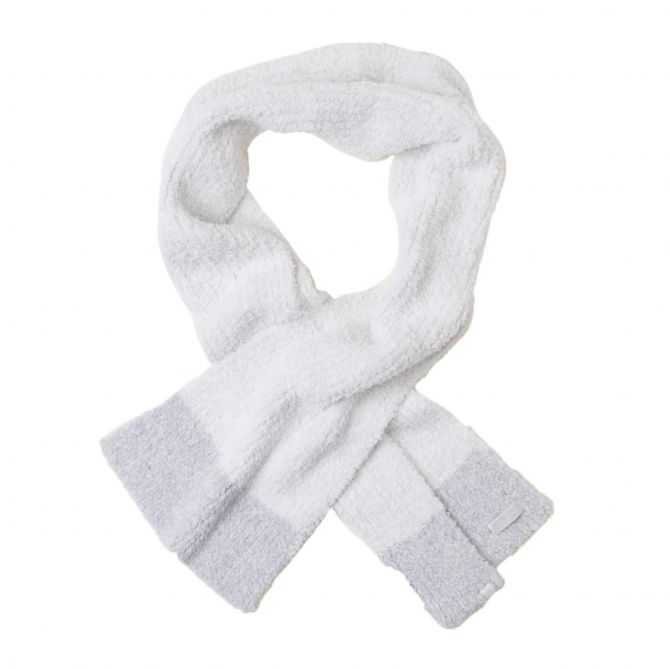 Barefoot Dreams CozyChic Heather Tipped Scarf Almond