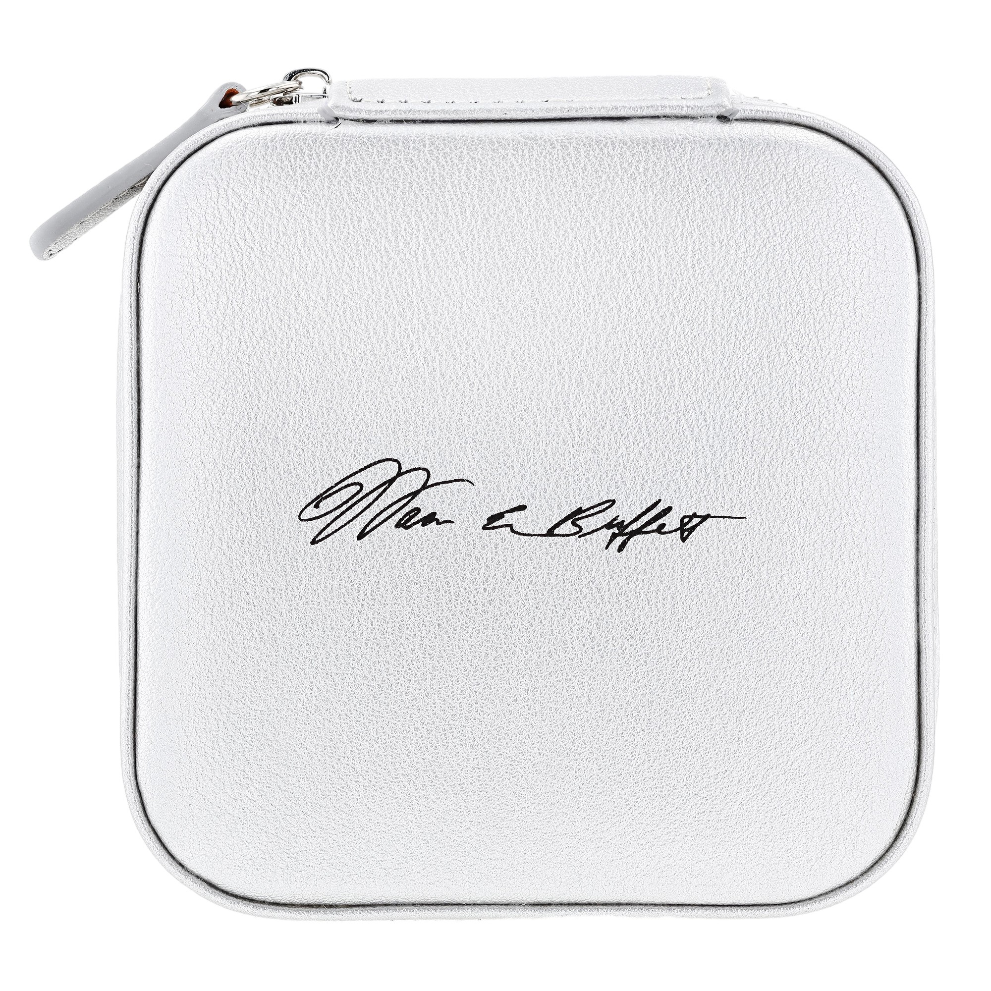 Luna Silver Jewelry Case with Warren Buffett Signature