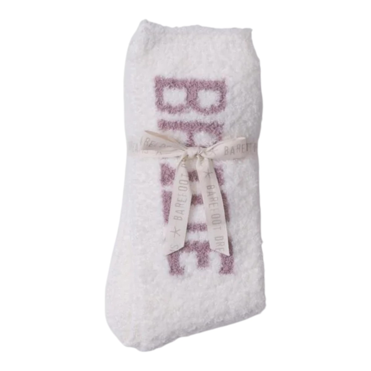 Barefoot Dreams CozyChic Bridal Sock Set, Pearl and Teaberry