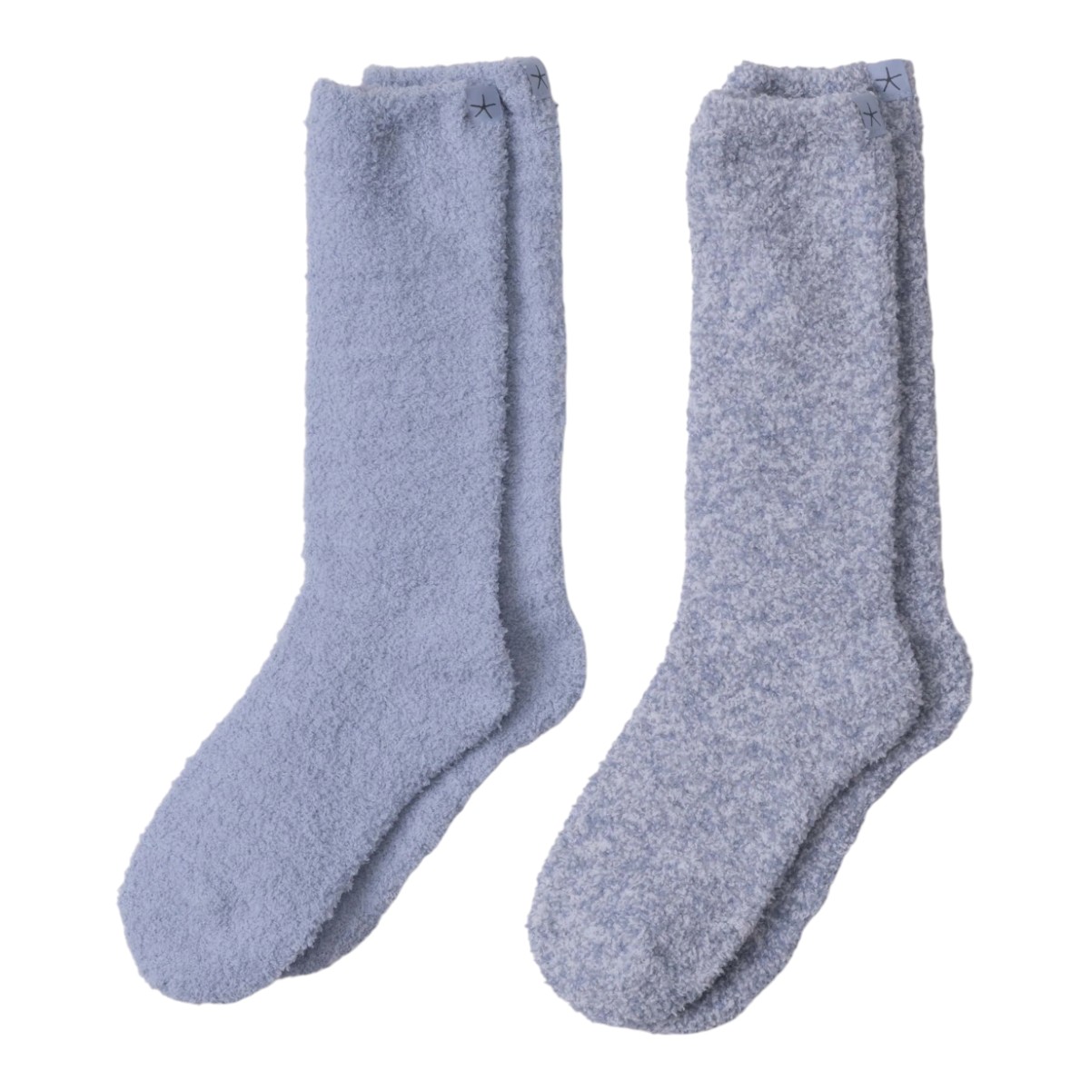 Barefoot Dreams CozyChic 2 Pair Sock Set, Snow Drop Multicolored