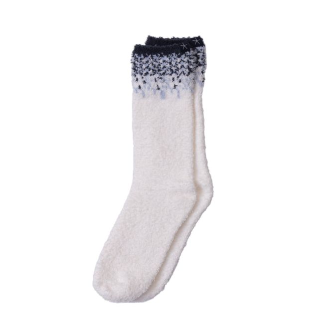 Barefoot Dreams CozyChic Confetti Socks, Pearl and Multicolored