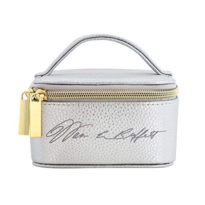 Berkshire Hathaway Travel Jewelry Case in Silver