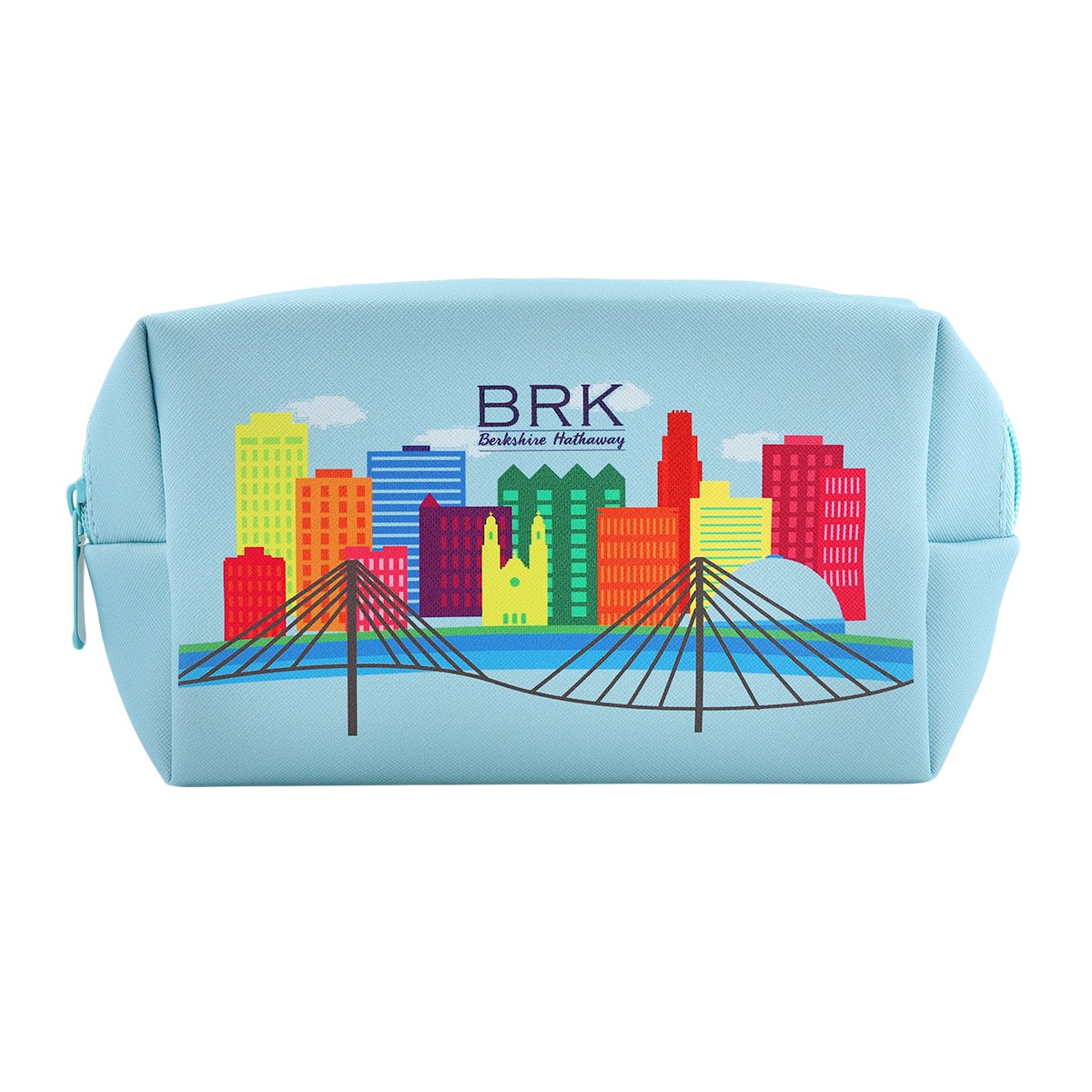 Berkshire Hathaway Cosmetic Bag, Skyline