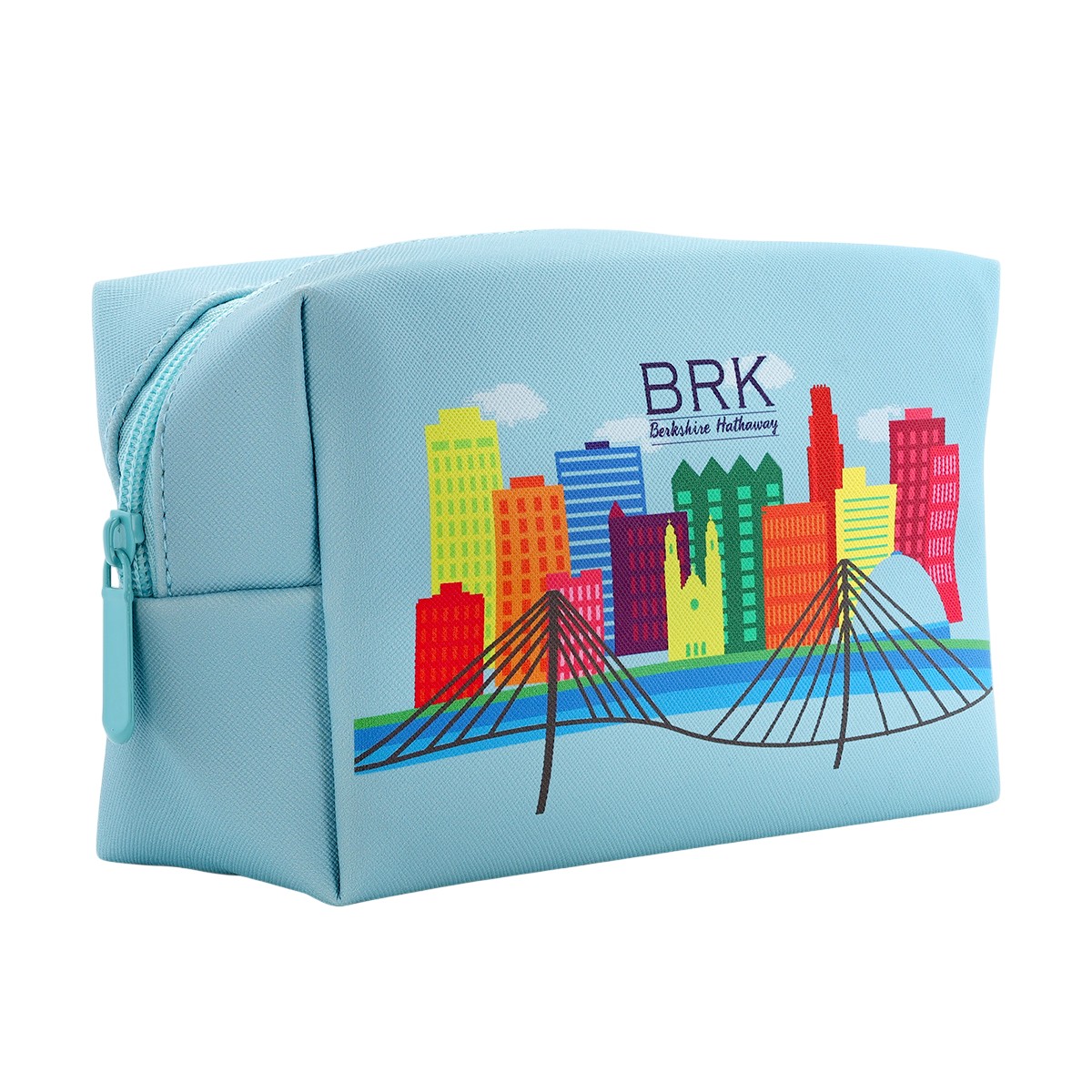 Berkshire Hathaway Cosmetic Bag, Skyline