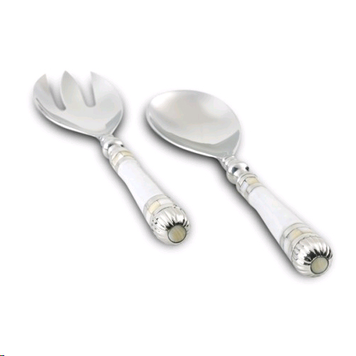 Julia Knight Classic Salad Serving Set, Snow