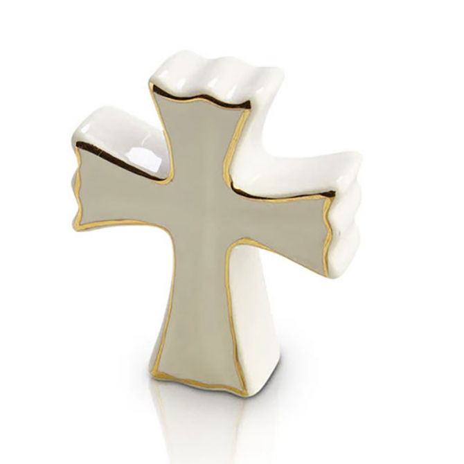 Nora Fleming White Cross Mini