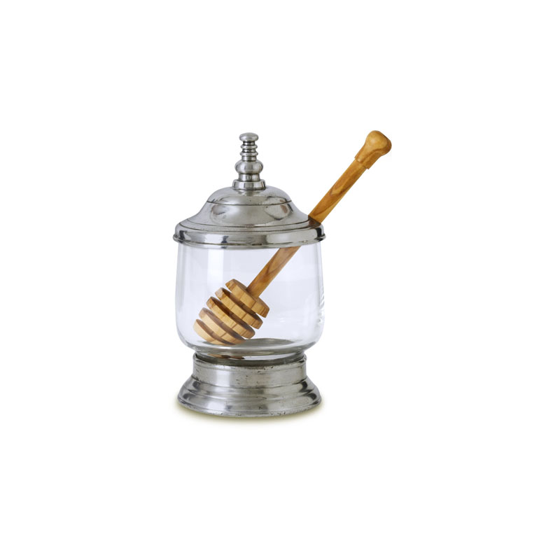 Match Honey Jar with Wood Dripper