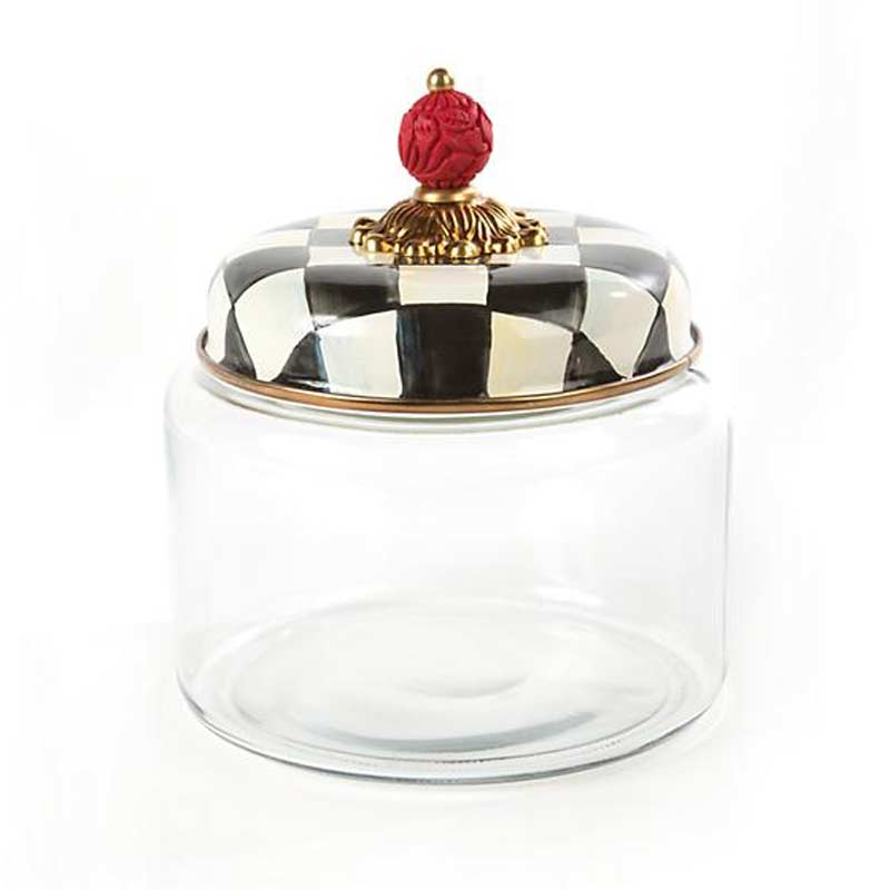 MacKenzie-Childs Courtly Check Kitchen Canister, Small